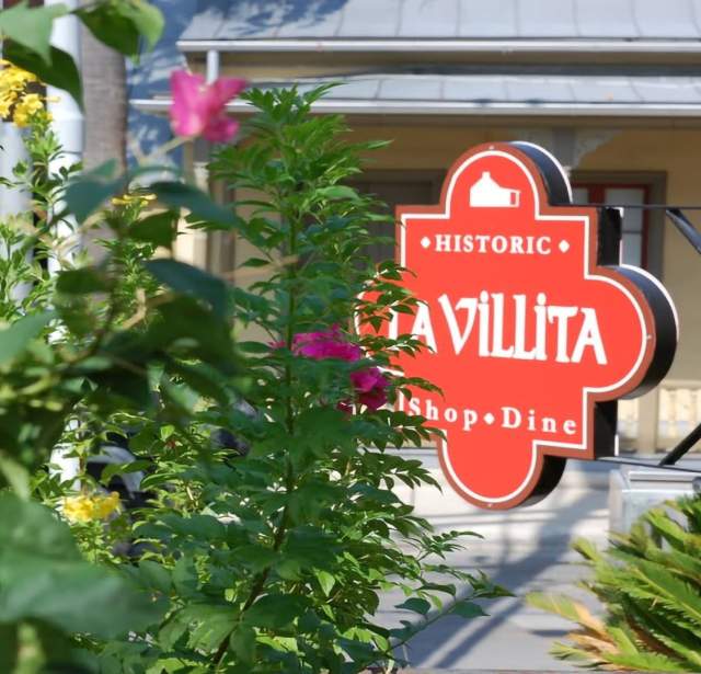 sign of historic la villita arts village