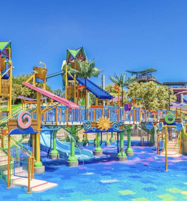 View of water area at Aquatica San Antonio