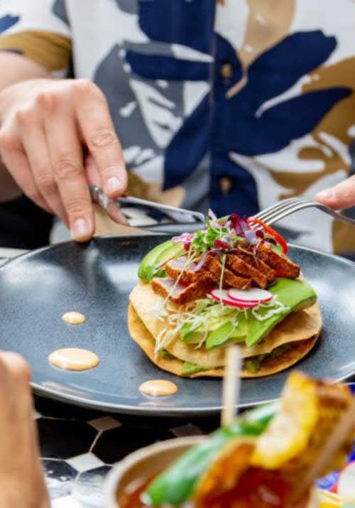 tuna tostada from Domingo