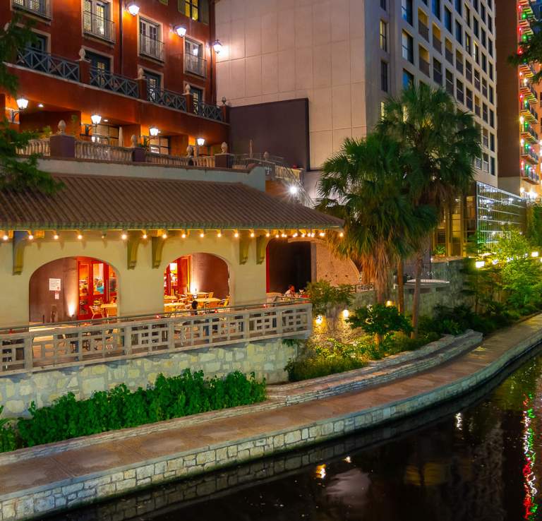 Exterior view of restaurant facing the River Walk