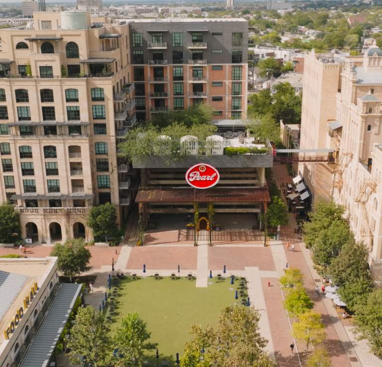 Drone view of Pearl
