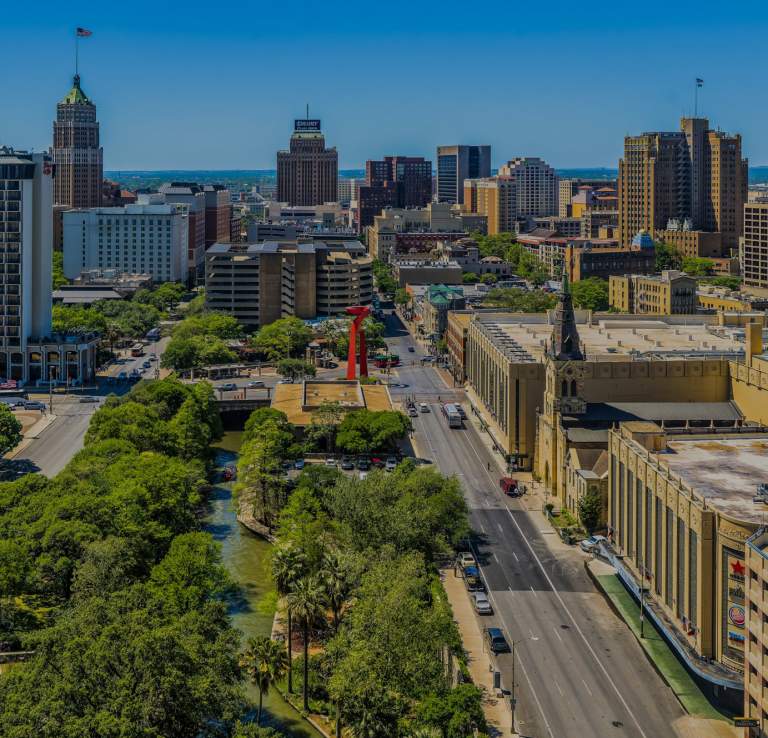 Aerial of Downtown