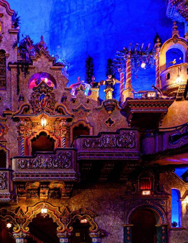 Balcony seating at the Majestic Theatre in San Antonio Texas