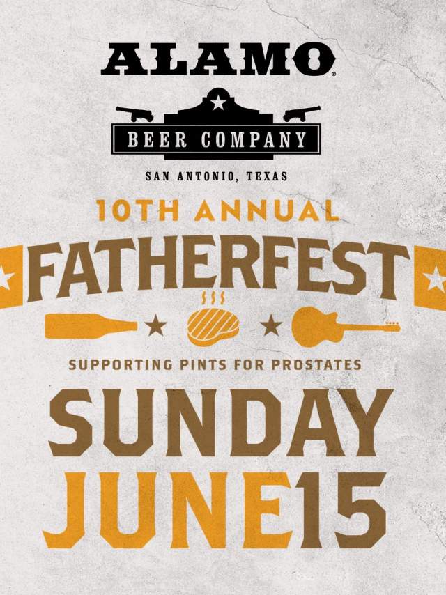10th Annual FatherFest at Alamo Beer Company Graphic
