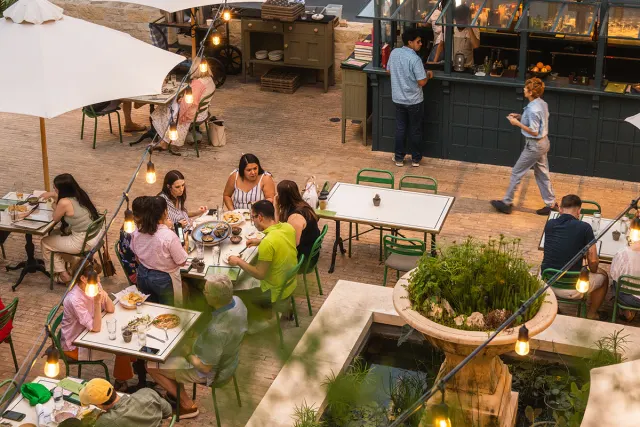 Overhead Shot of Carriqui Patio