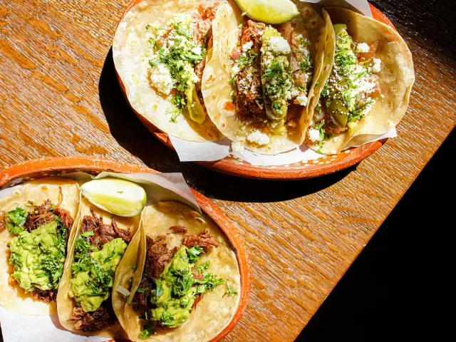 tacos at a mexican restaurant