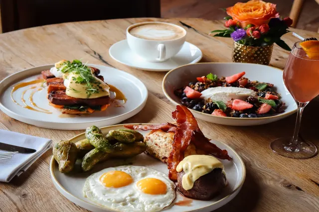 Signature Restaurant Brunch Food Spread