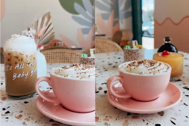 pumpkin spice drinks at Box St. All Day