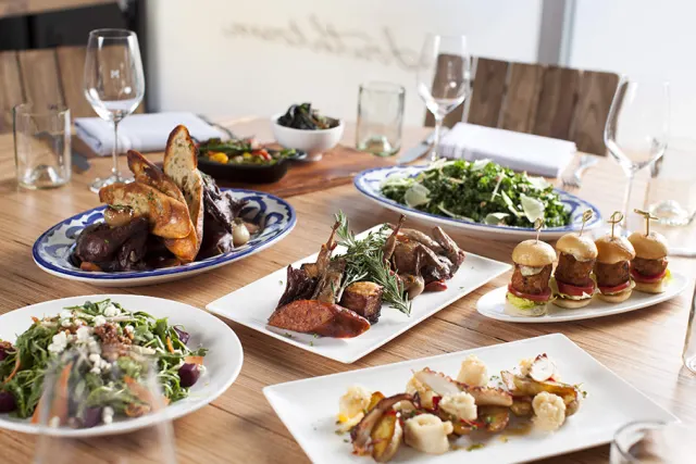 Maverick Texas Brasserie Food Spread