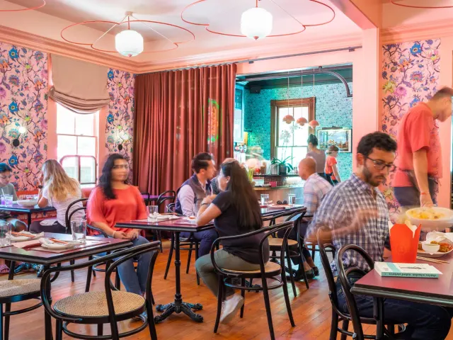 dining room at Best Quality Daughter restaurant