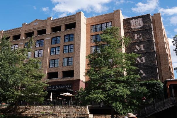 exterior of hotel emma