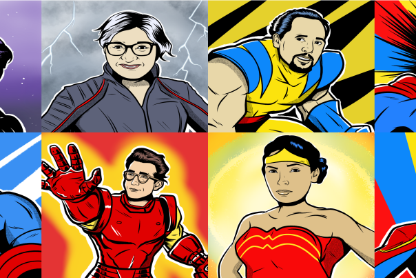 banner showing hispanic heroes