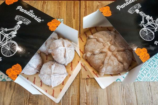 Pan de muerto at la panaderia