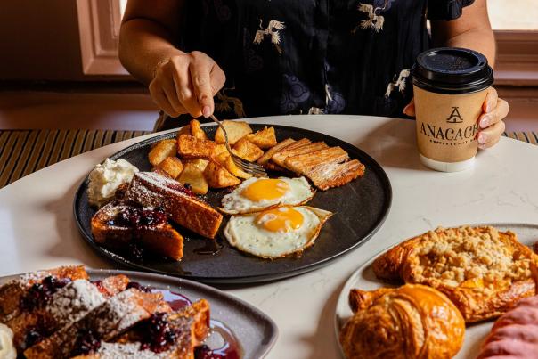 brunch food spread at anacacho
