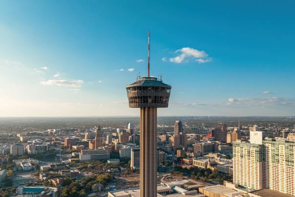 Tower of the Americas above the San Antonio skyline