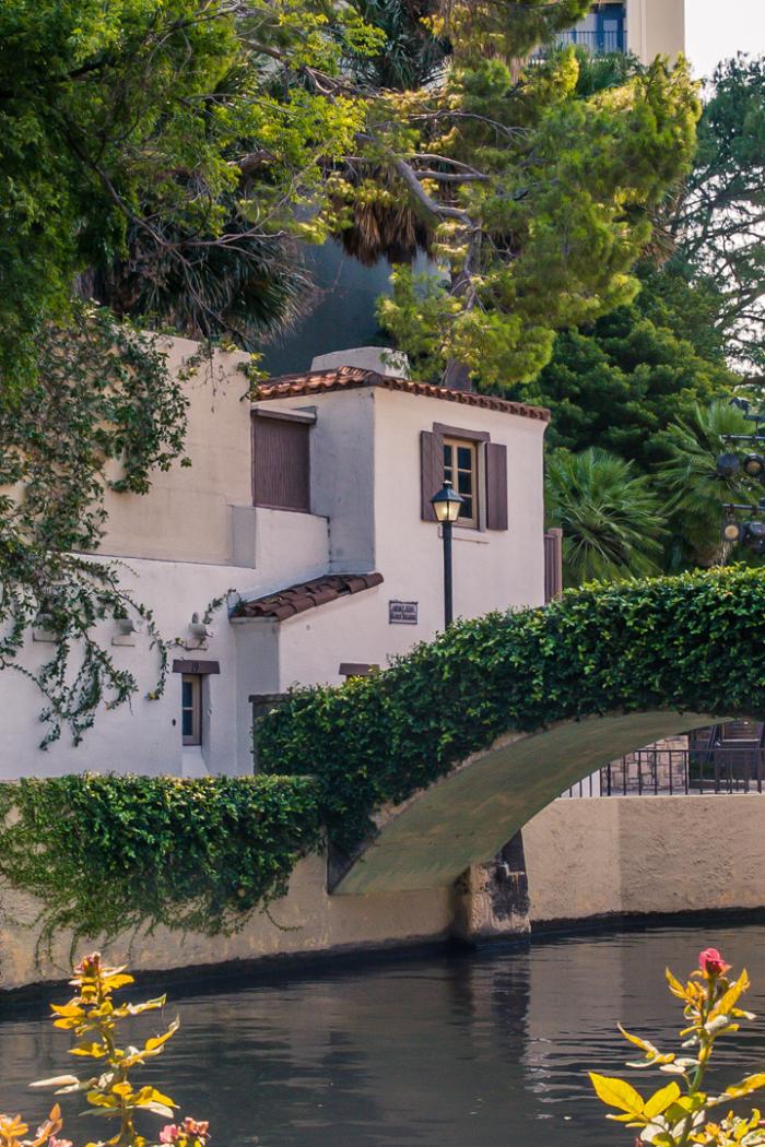 Family strolling through outdoors