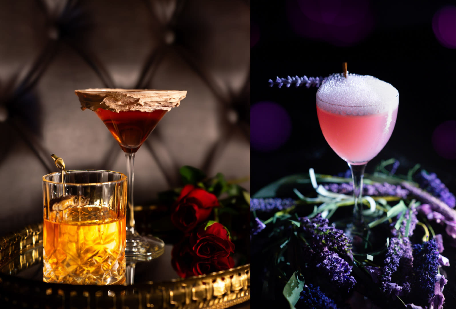 cocktails at Amelia Social Lounge