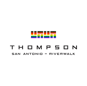 Thompson San Antonio Riverwalk Pride Logo