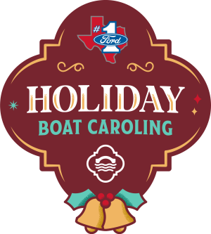 Quatrefoil logo with holiday bells