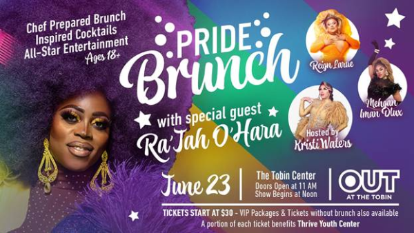 Out at the Tobin Pride Brunch banner