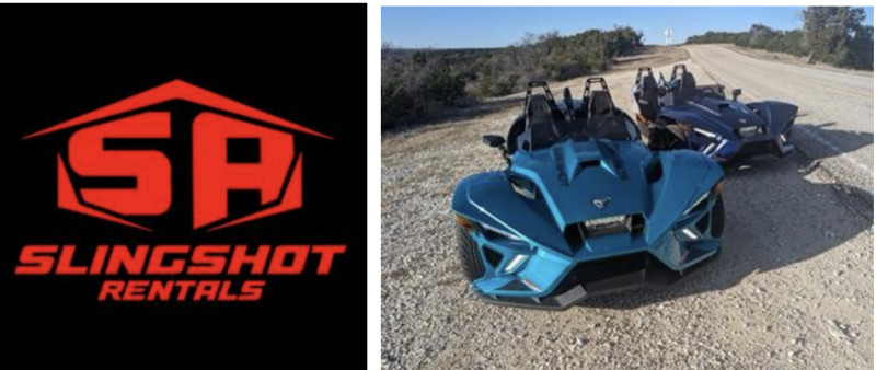 Logo next to image of car