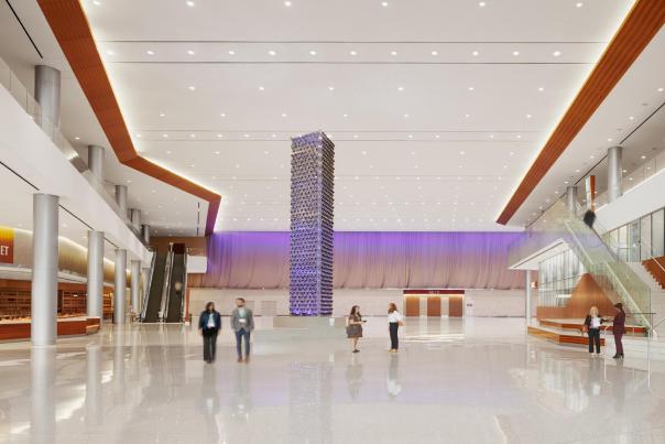 interior of convention center