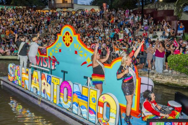 2026 Pride River Parade Visit San Antonio River Barge