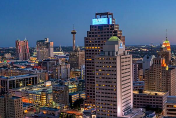San Antonio Skyline Sunset