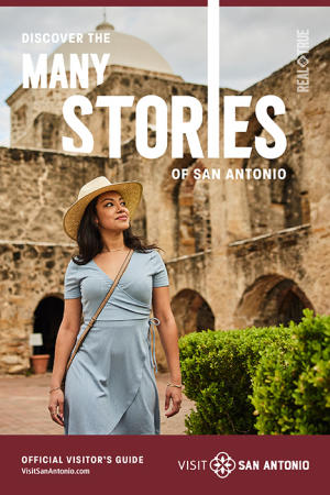 Cover of Visitor's Guide with mother and child