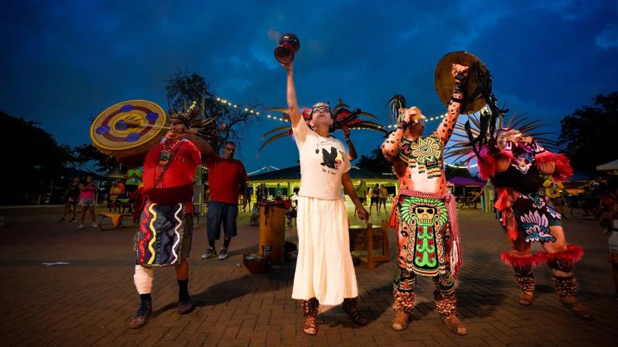 performers at the San Antonio World Heritage Festival