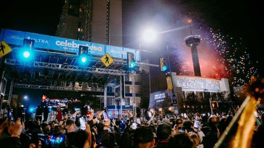 new years eve celebration in San Antonio Texas
