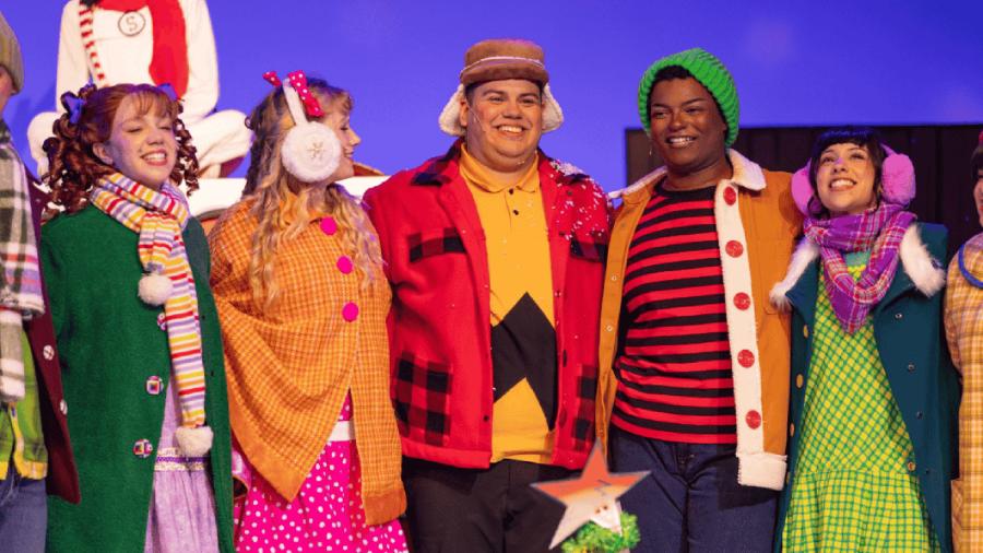 actors performing a charlie brown christmas