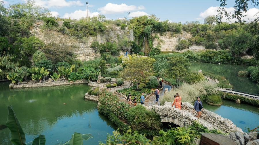 Japanese tea garden at San Antonio