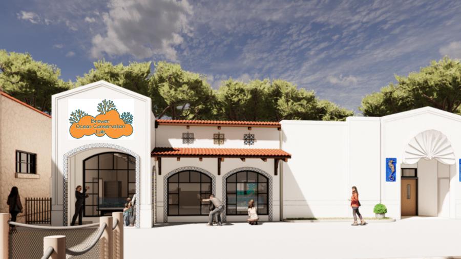 Rendering of Ocean Conservation Lab at the San Antonio Zoo.