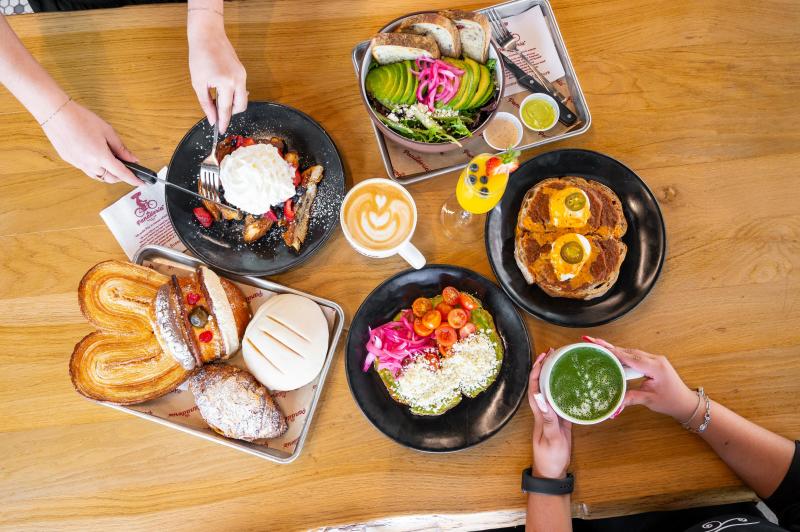 La Panaderia Bakery & Cafe Food Spread for Brunch