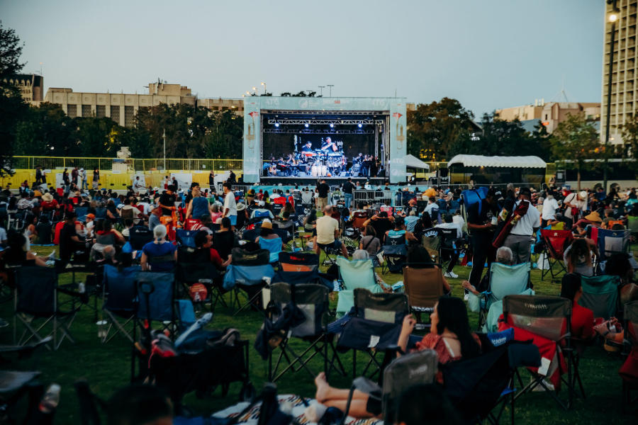 outdoor music festival in San Antonio