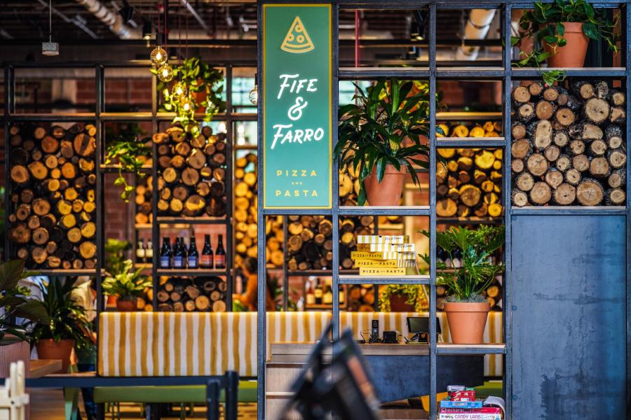 Front interior of Fife & Farro