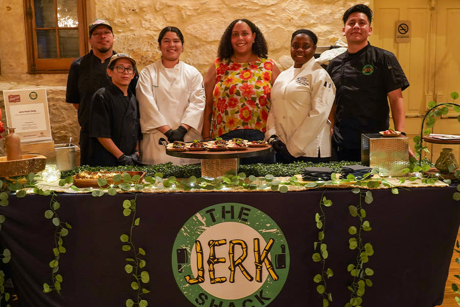 The Jerk Shack Culinary Team at San Antonio's Proveco