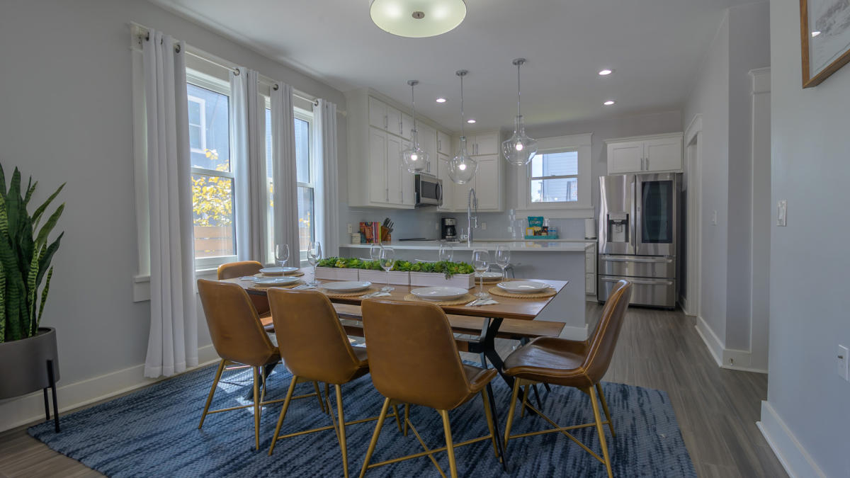View of living room with TV