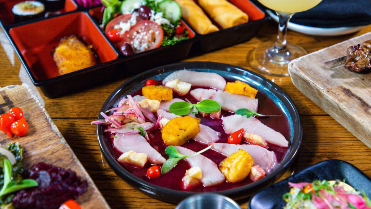 Bowls and plates from restaurant Botika