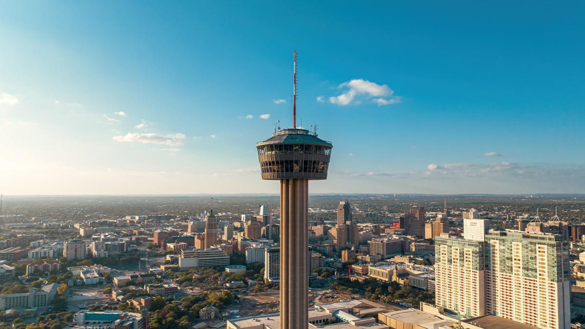 Tower of the Americas above the San Antonio skyline
