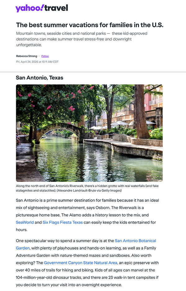Q3 Executive Summary Yahoo Travel Article