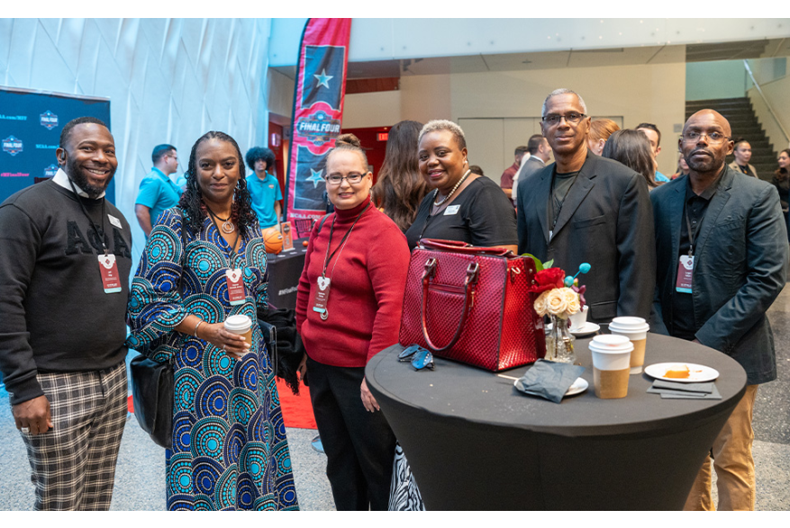 Group of attendees at conference
