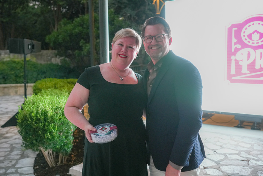 Jen Beckman and Marc Anderson at San Antonio's Provecho