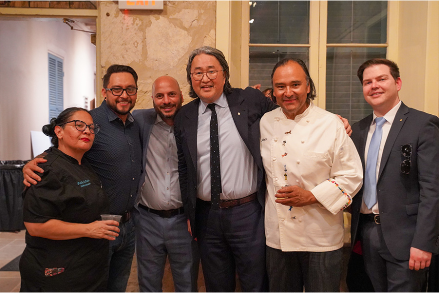 Smiling men at Provecho