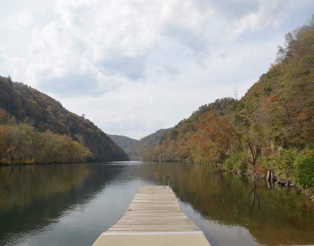 Mountain Lake with Dock