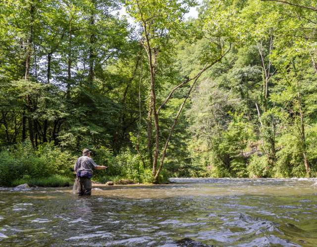 Nantahala Gorge Fly Fishing Solo