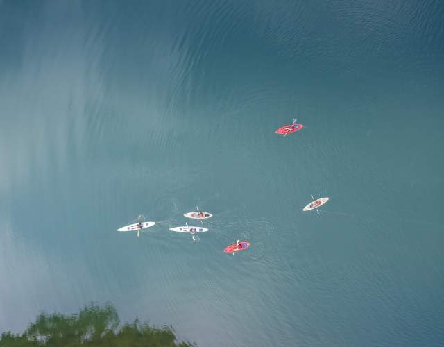 Kayaking on Fontana Lake