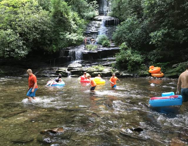 Tubing Summer Fun in Bryson City