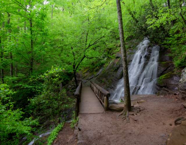 Juneywhank Falls in Springtime